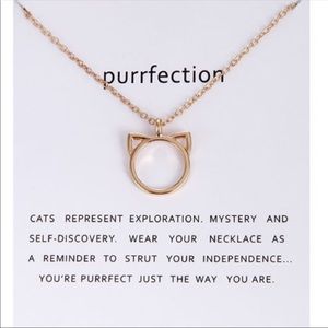 Kitty cat necklace